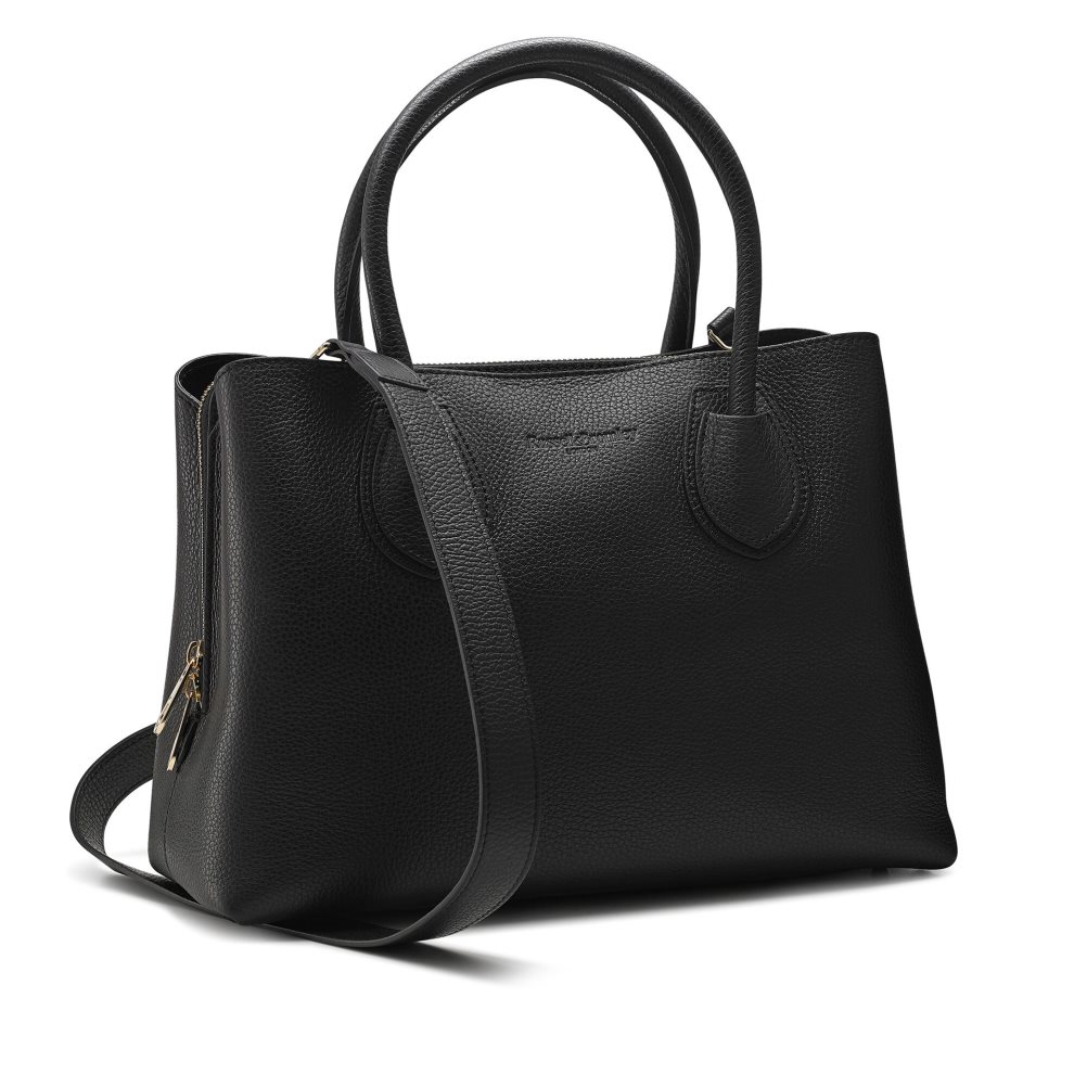Russell & Bromley 9 To 5 Top Handväska Dam Svarta | XTVPA-4283