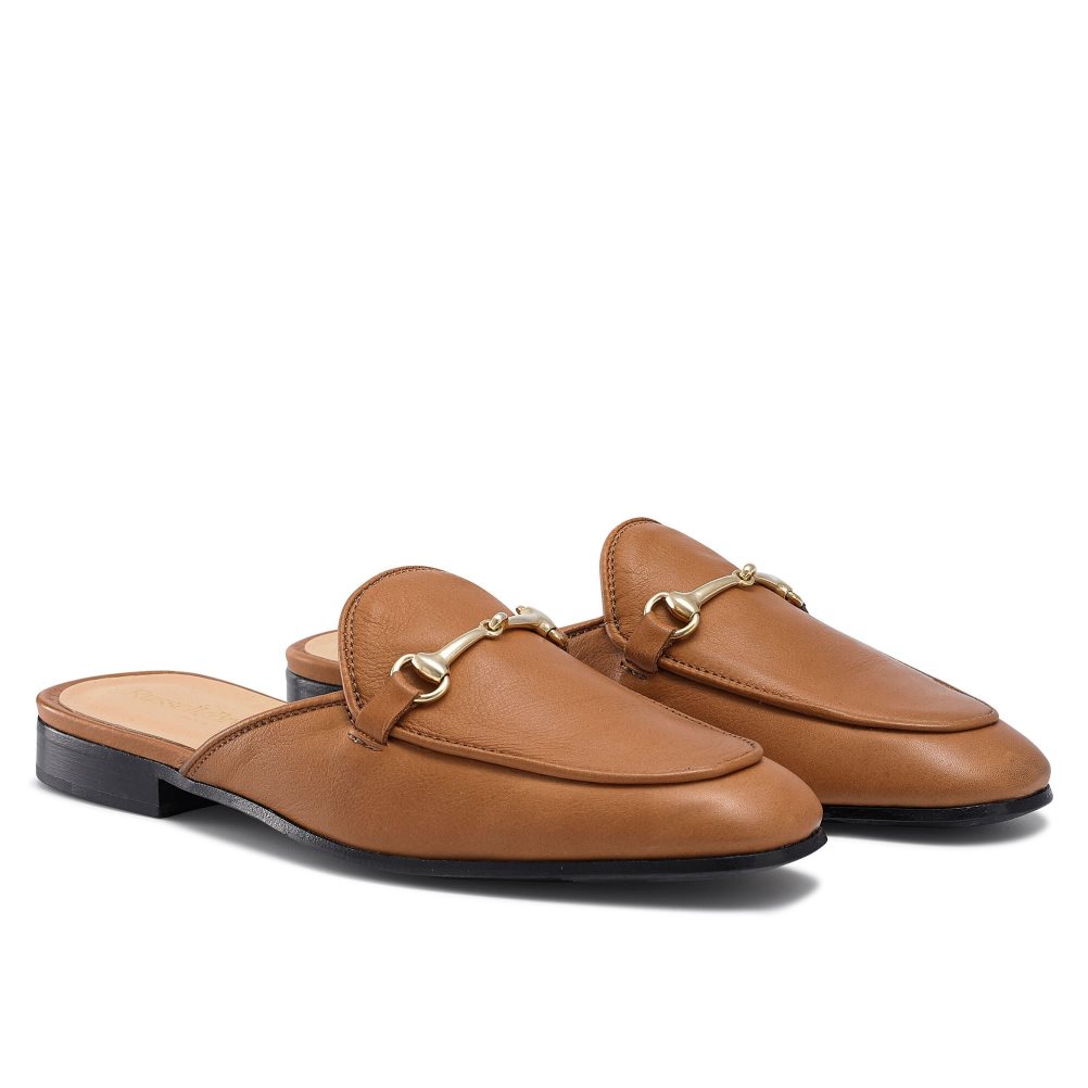 Russell & Bromley Backless Loafers Dam Bruna | QSHJL-5796