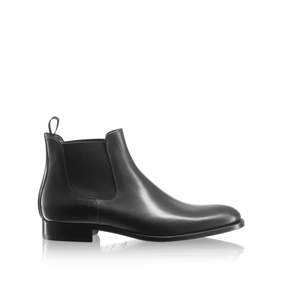 Russell & Bromley Beechwood Klassiska Chelsea Stövlar Herr Svarta | DCIXU-9648