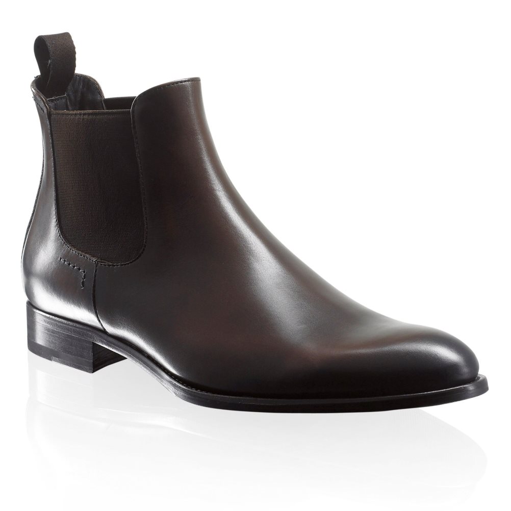 Russell & Bromley Beechwood Klassiska Chelsea Stövlar Herr Choklad | SDCLB-4521
