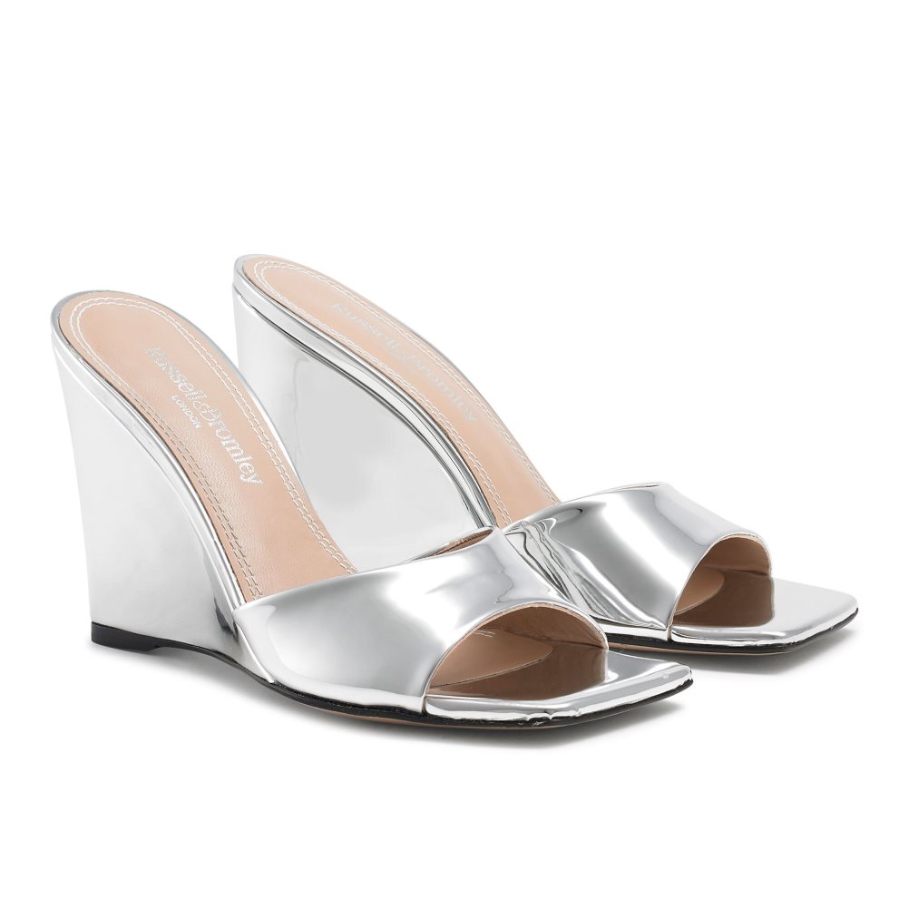 Russell & Bromley Bellini Kilklack Dam Silver | NJCIY-2538