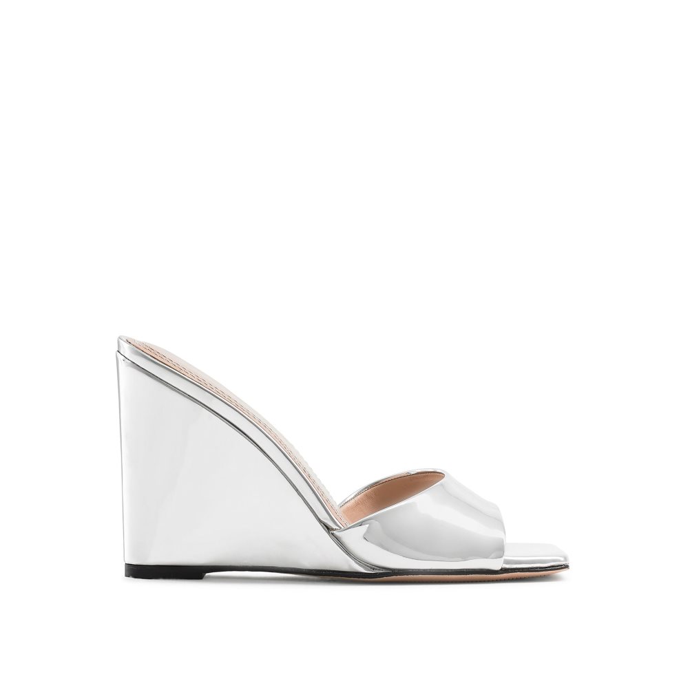 Russell & Bromley Bellini Kilklack Dam Silver | NJCIY-2538