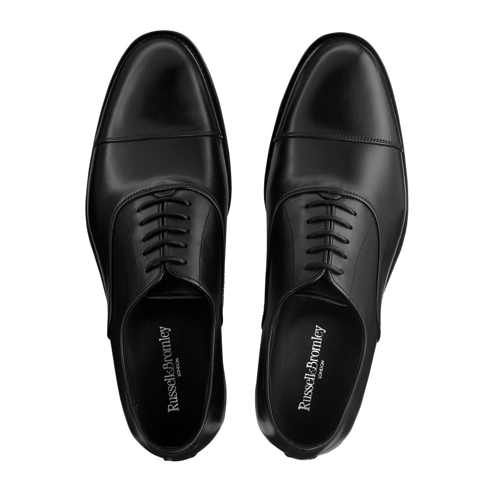 Russell & Bromley Boris Spets-up Oxford Formella Skor Herr Svarta | PENIO-8625
