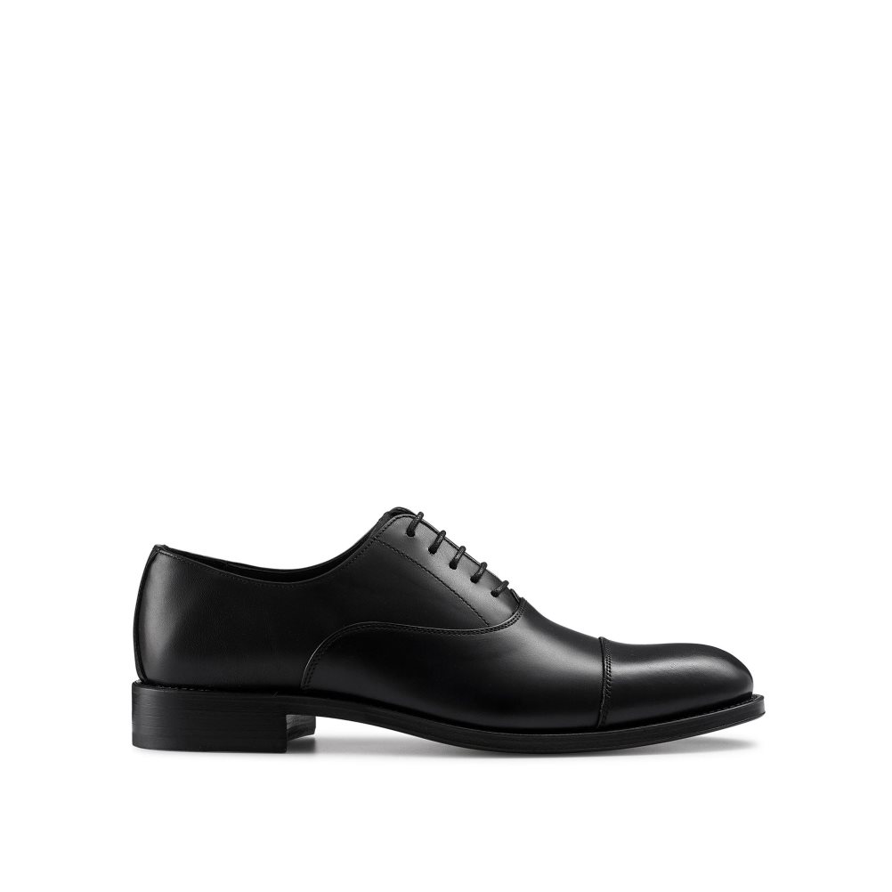 Russell & Bromley Boris Spets-up Oxford Formella Skor Herr Svarta | PENIO-8625