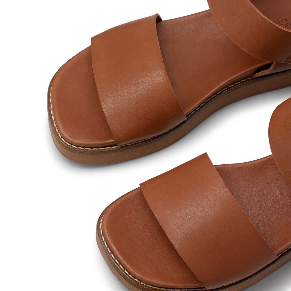 Russell & Bromley Boston Sportiga Platta Sandaler Dam Bruna | RIMKJ-3068