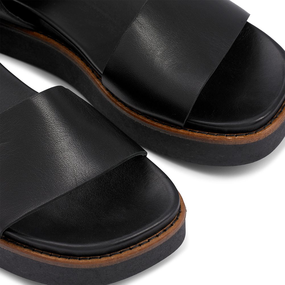 Russell & Bromley Boston Sportiga Platta Sandaler Dam Svarta | UFVXW-8069