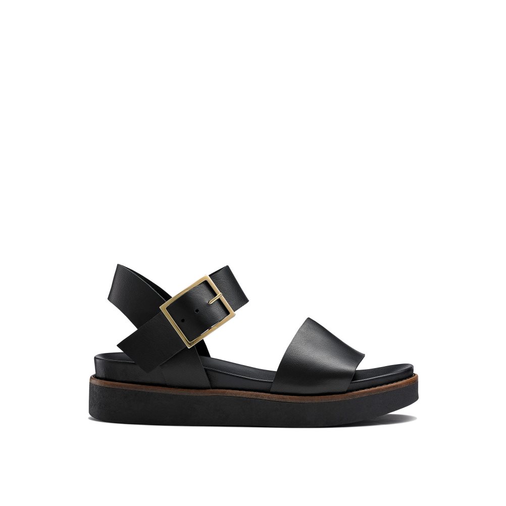 Russell & Bromley Boston Sportiga Platta Sandaler Dam Svarta | UFVXW-8069