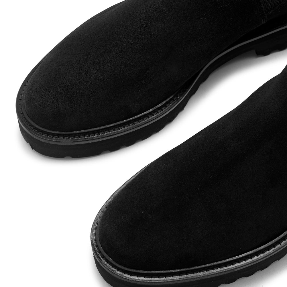 Russell & Bromley Bruton Klädd Sole Chelsea Stövlar Herr Svarta | PTSMD-6378
