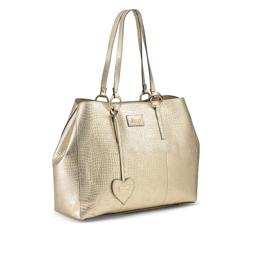 Russell & Bromley Cabana Oversized Shopper Toteväska Dam Guld | TFPHI-2086