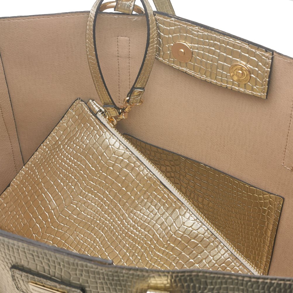 Russell & Bromley Cabana Oversized Shopper Toteväska Dam Guld | TFPHI-2086