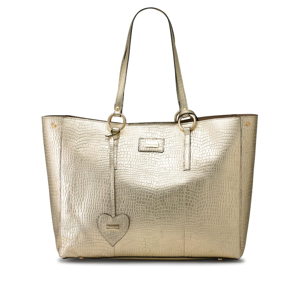 Russell & Bromley Cabana Oversized Shopper Toteväska Dam Guld | TFPHI-2086