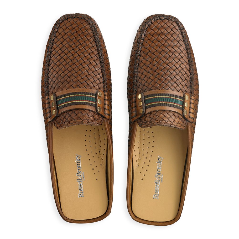 Russell & Bromley Cabriolet Backless Loafers Herr Bruna | XQMHP-0549