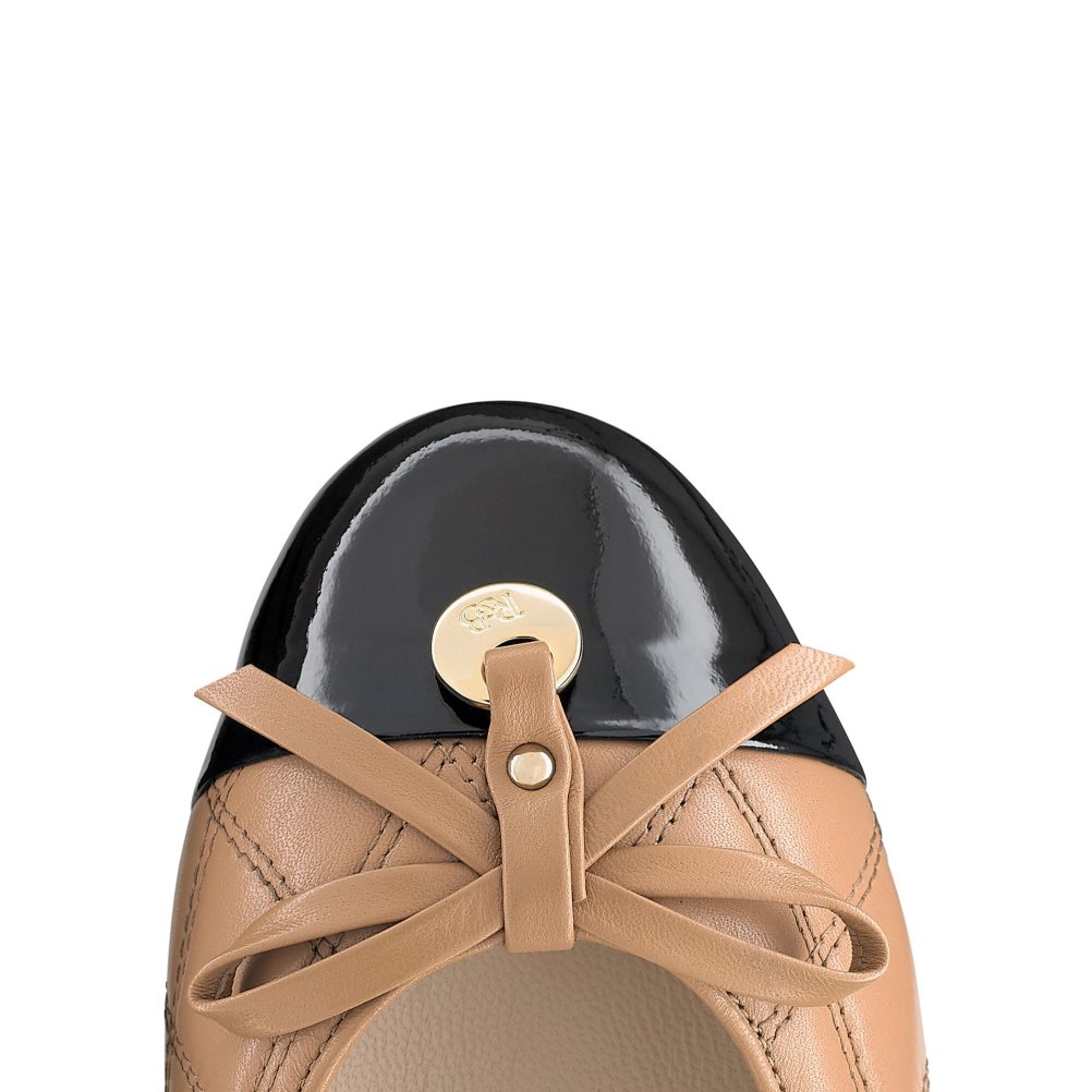 Russell & Bromley Charming Quilted Ballerina Dam Bruna | VPSXL-4853