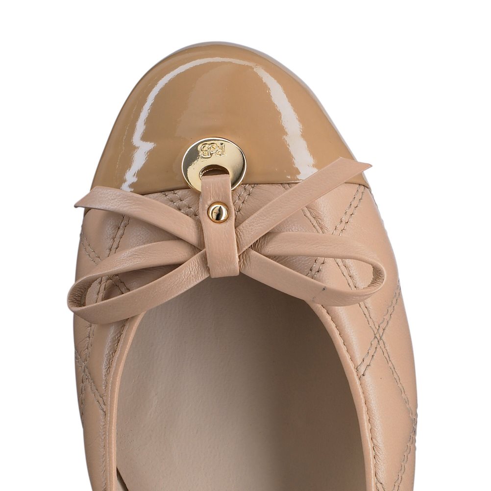 Russell & Bromley Charming Quilted Ballerina Dam Rosa | ZYQPL-2810