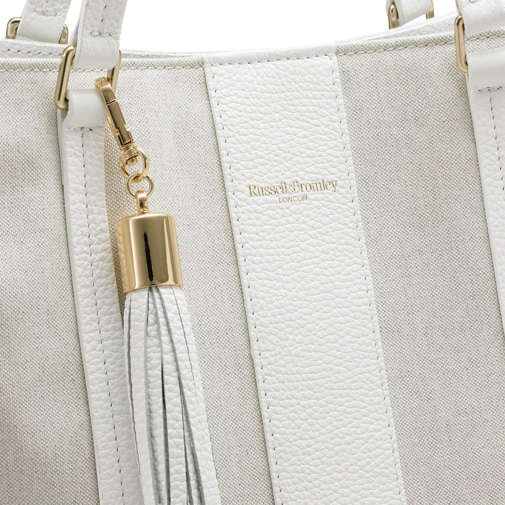 Russell & Bromley Clarity Eco Boxy Shopper Toteväska Dam Vita | TMQYL-2138