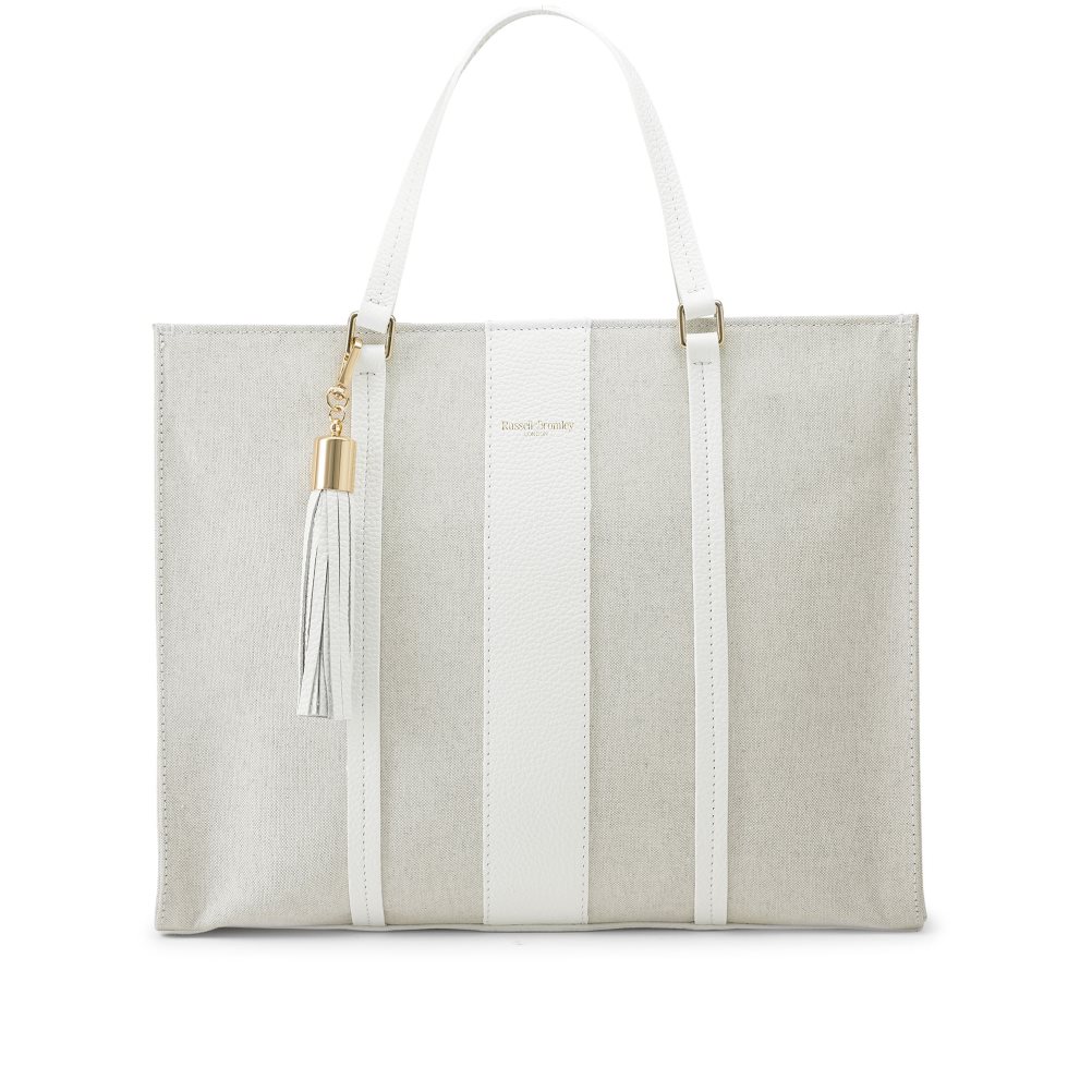 Russell & Bromley Clarity Eco Boxy Shopper Toteväska Dam Vita | TMQYL-2138