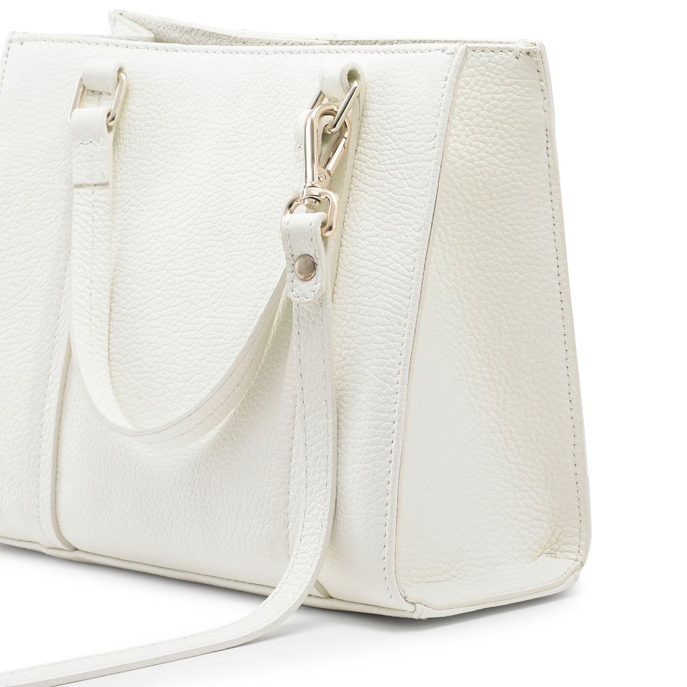 Russell & Bromley Clarity Grab Mini Väska Dam Vita | WLPBS-9852