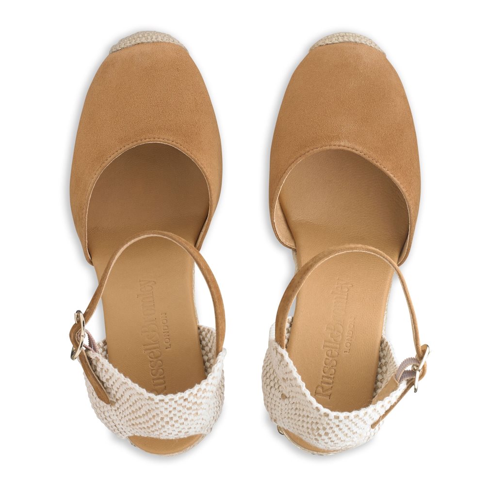 Russell & Bromley Coco-hi Espadrille Kilklack Dam Bruna | IOJHW-8391