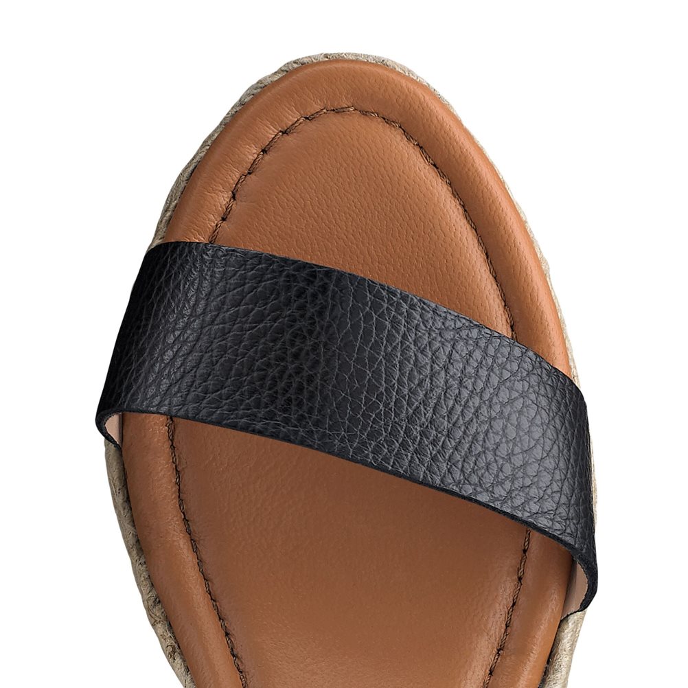 Russell & Bromley Coin Spin Stud Espadrille Kilklack Dam Svarta | EFNKS-3196