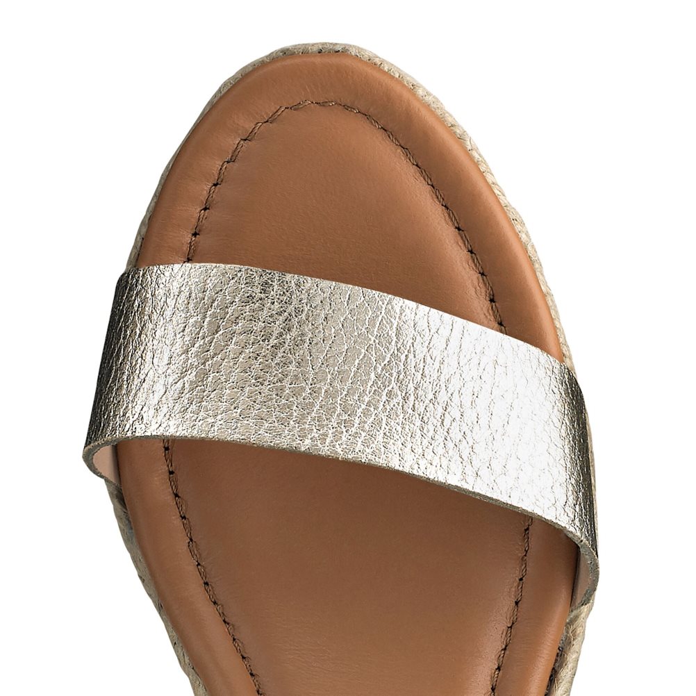 Russell & Bromley Coin Spin Stud Espadrille Kilklack Dam Guld | PFQCK-8542