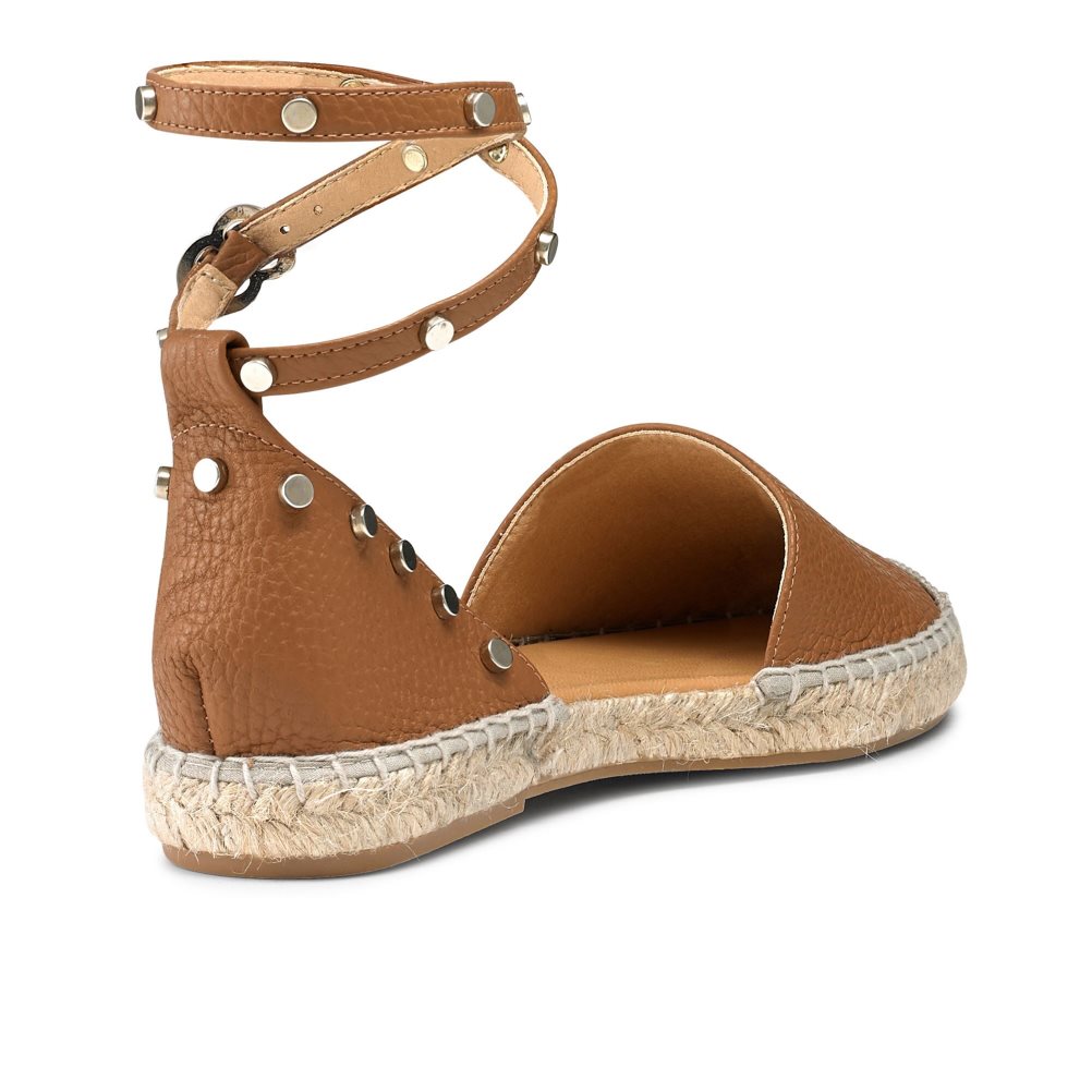Russell & Bromley Coin Wrap Ankle Wrap Platta Sandaler Dam Bruna | RKNIV-0953