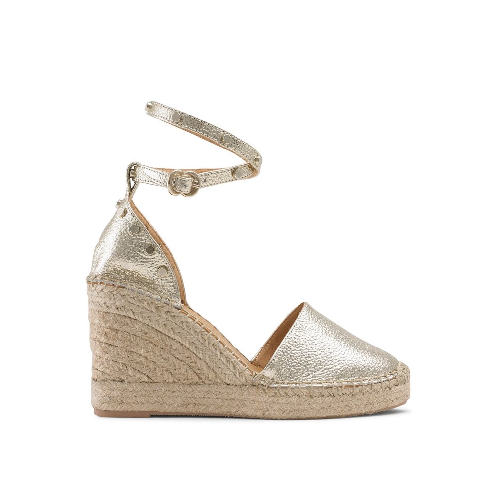 Russell & Bromley Coinwraphi Espadrille Kilklack Dam Guld | TEJAS-8267
