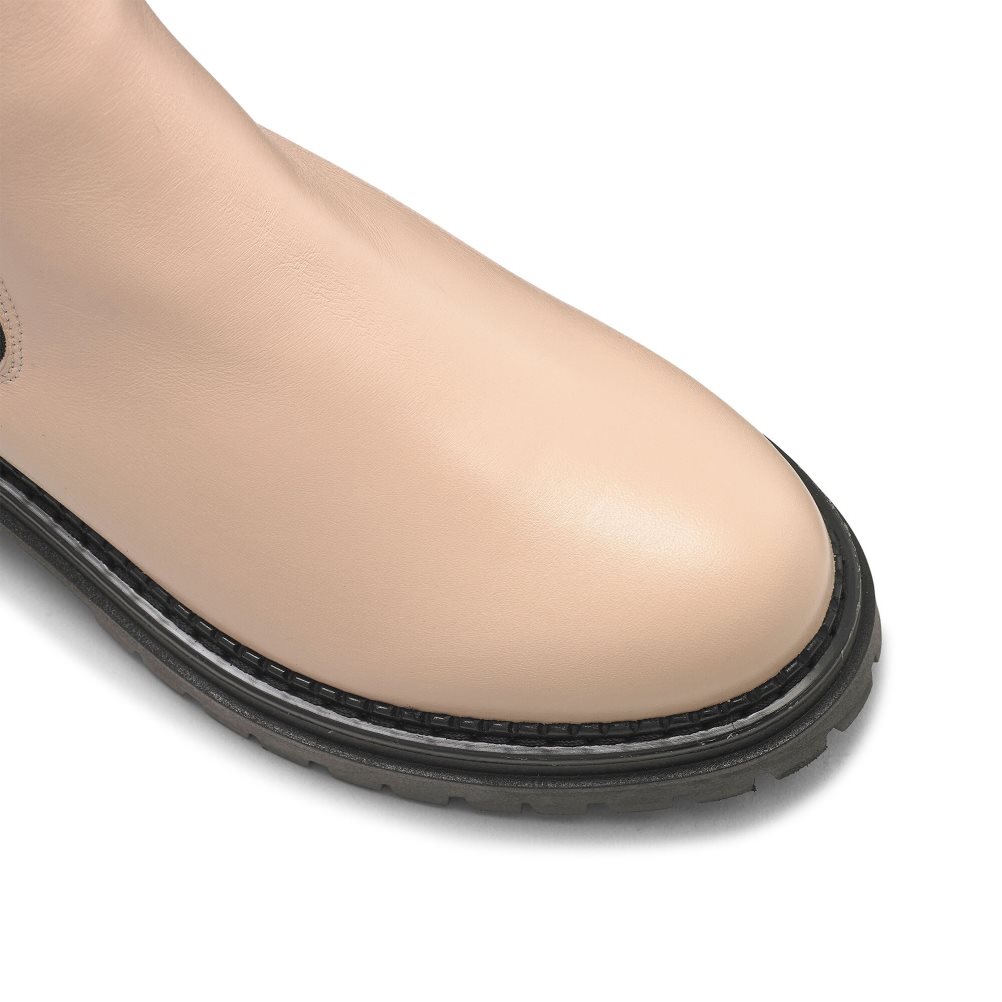 Russell & Bromley Company Combat Chelsea Stövlar Dam Beige | JKZUP-5796