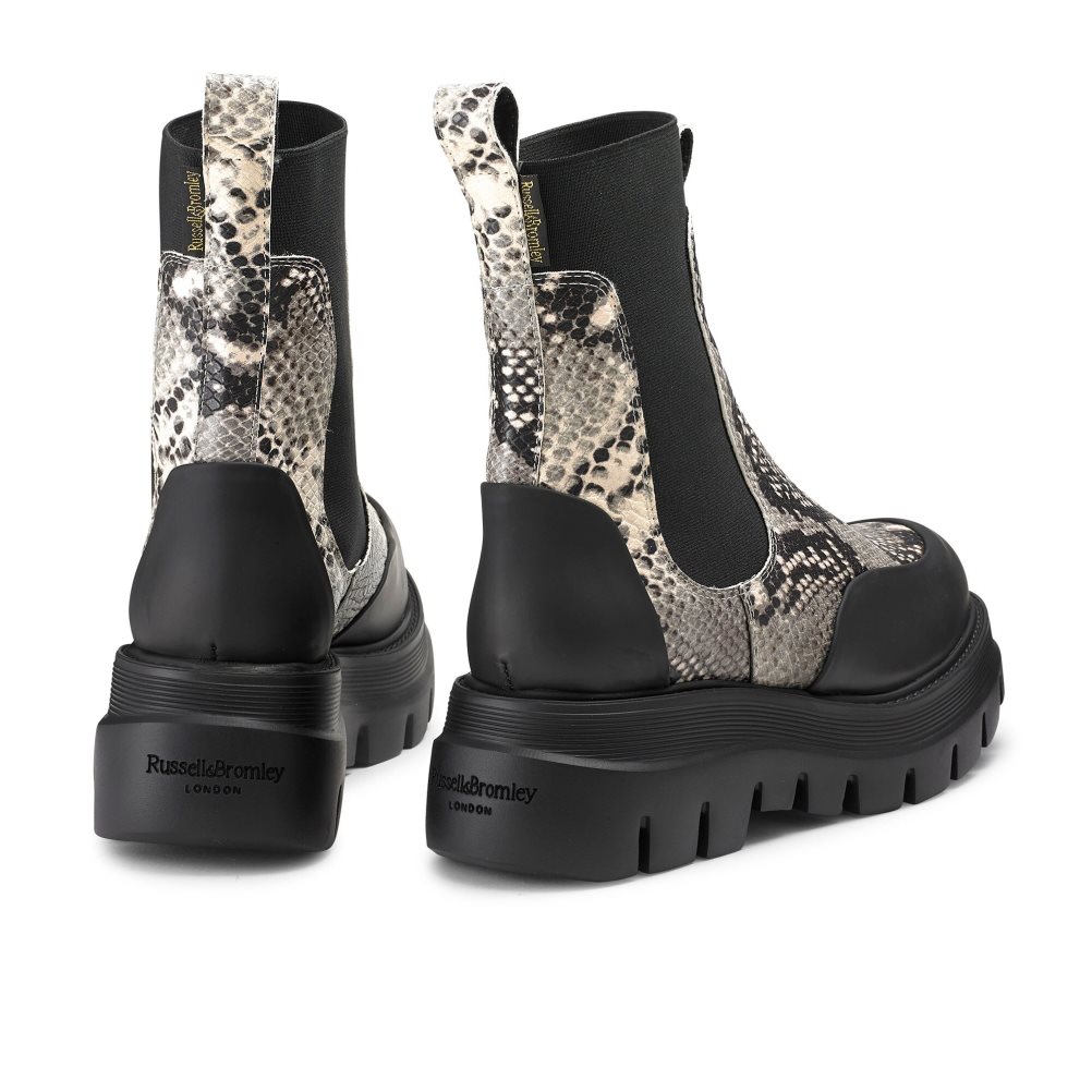 Russell & Bromley Conquer Chelsea Stövlar Dam Ormskinn Svarta | YTMBX-7564