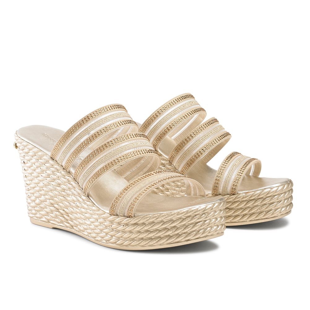 Russell & Bromley Cosmic Triple Rem Kilklack Dam Guld | PKENC-2934