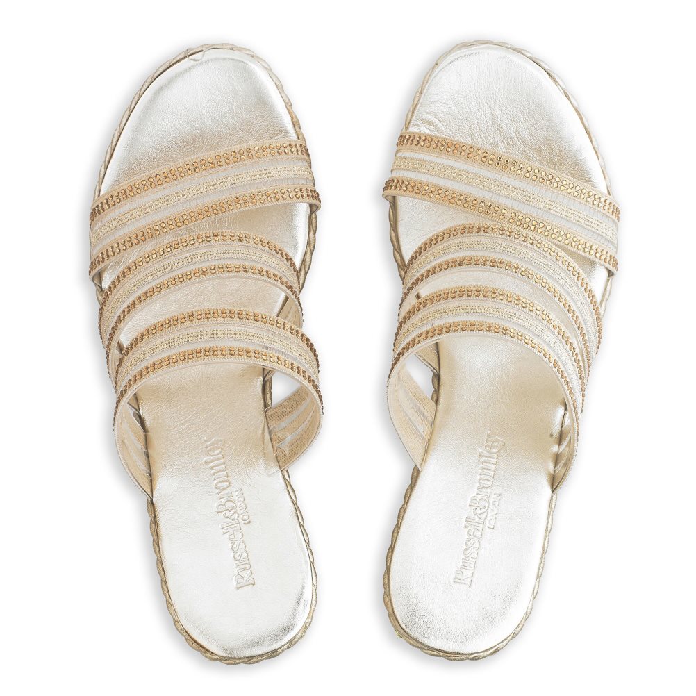 Russell & Bromley Cosmic Triple Rem Kilklack Dam Guld | PKENC-2934