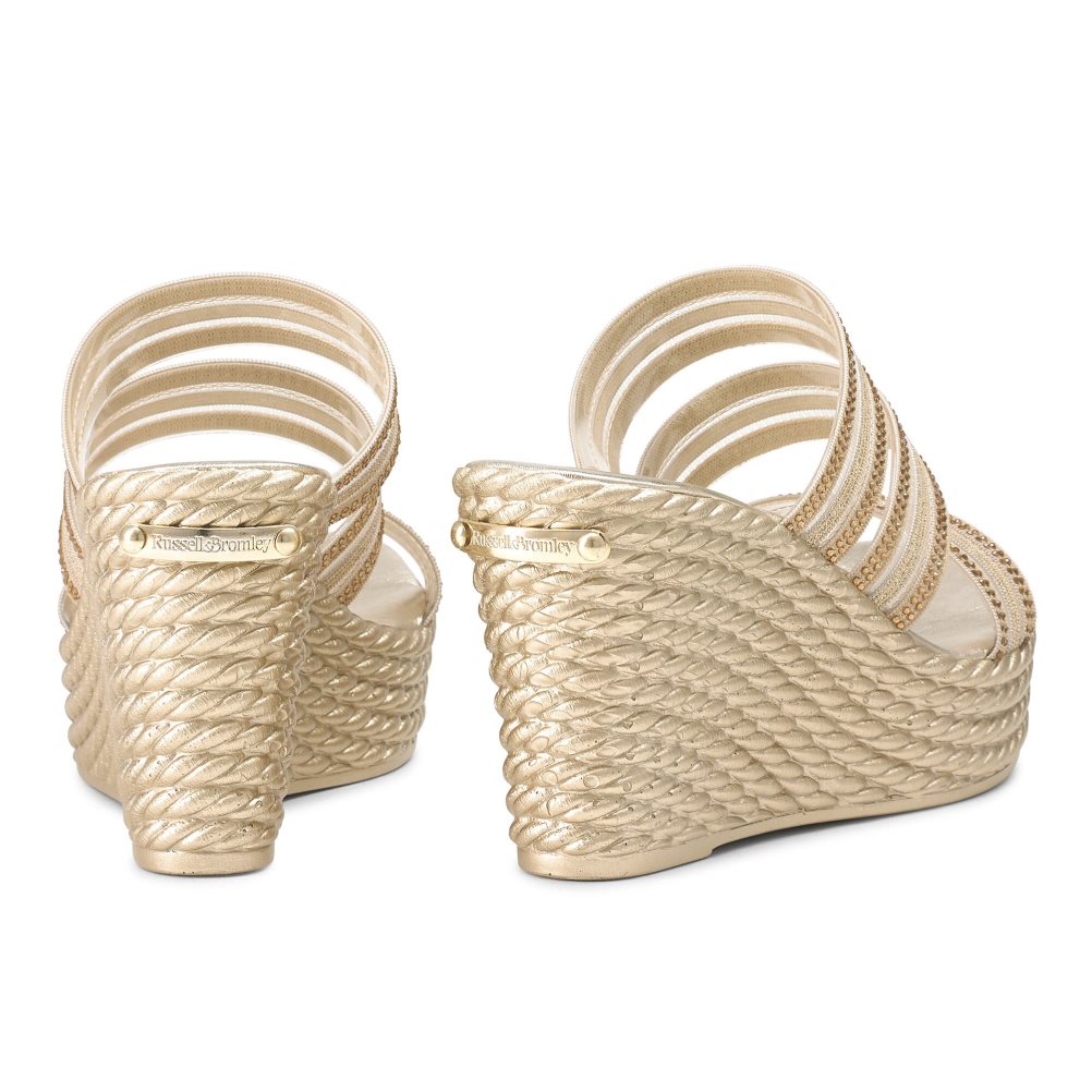 Russell & Bromley Cosmic Triple Rem Kilklack Dam Guld | PKENC-2934