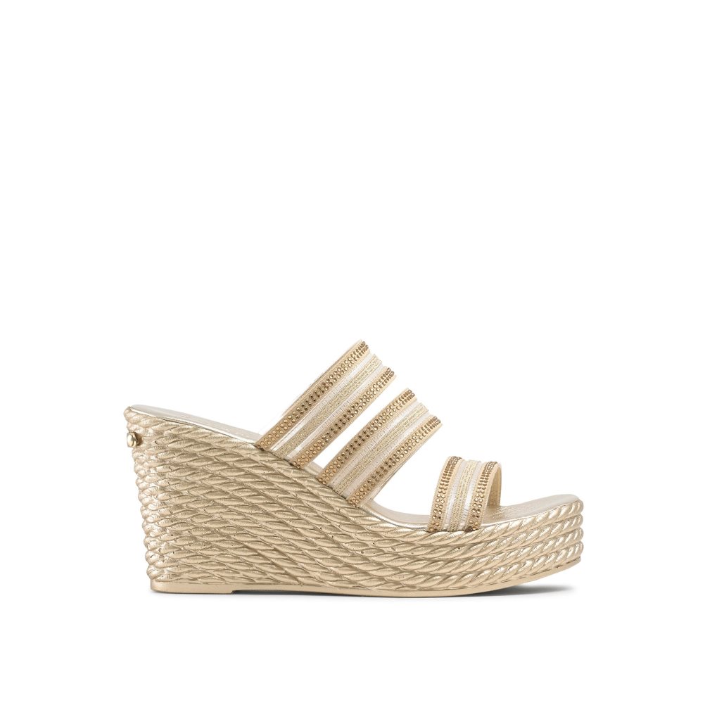 Russell & Bromley Cosmic Triple Rem Kilklack Dam Guld | PKENC-2934