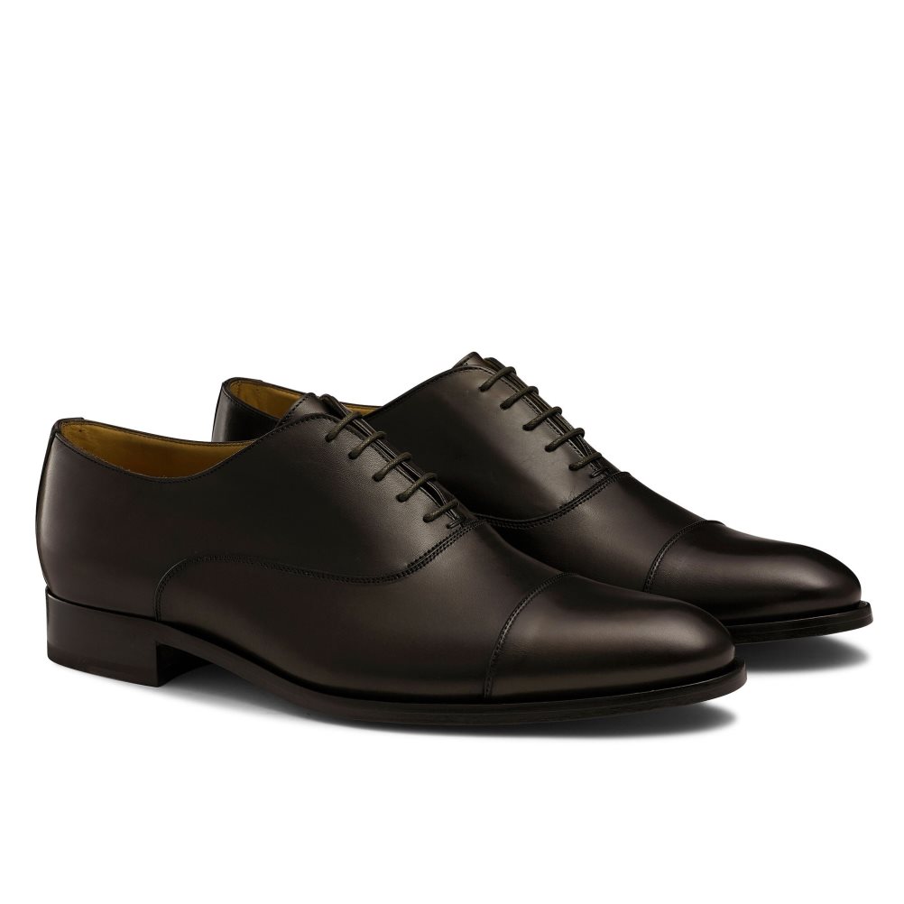 Russell & Bromley Cumulus Tå-cap Oxford Formella Skor Herr Choklad | HXPWA-7183