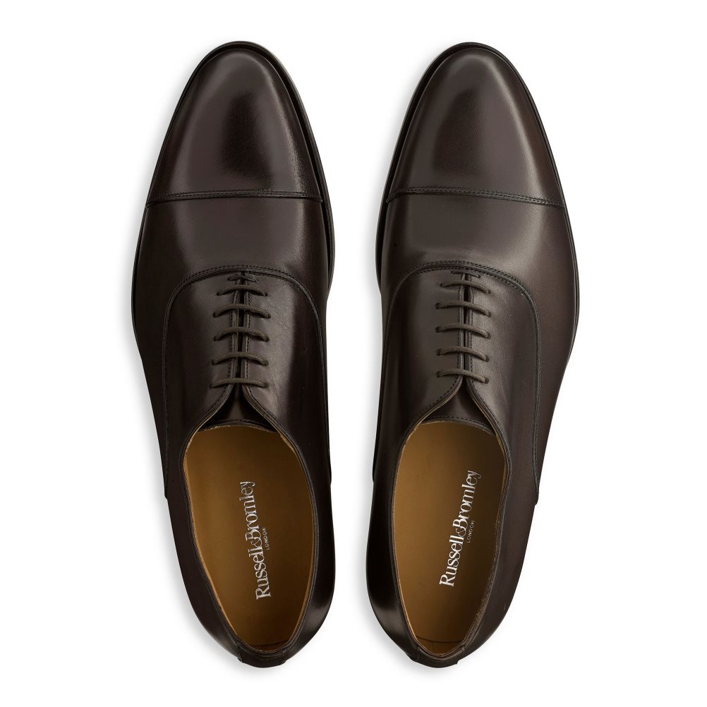 Russell & Bromley Cumulus Tå-cap Oxford Formella Skor Herr Choklad | HXPWA-7183