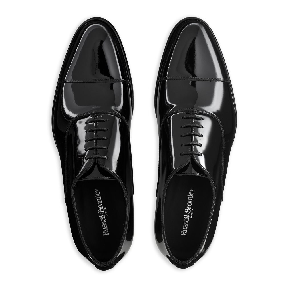 Russell & Bromley Cumulus Tå-cap Oxford Formella Skor Herr Svarta | PKIWH-4019