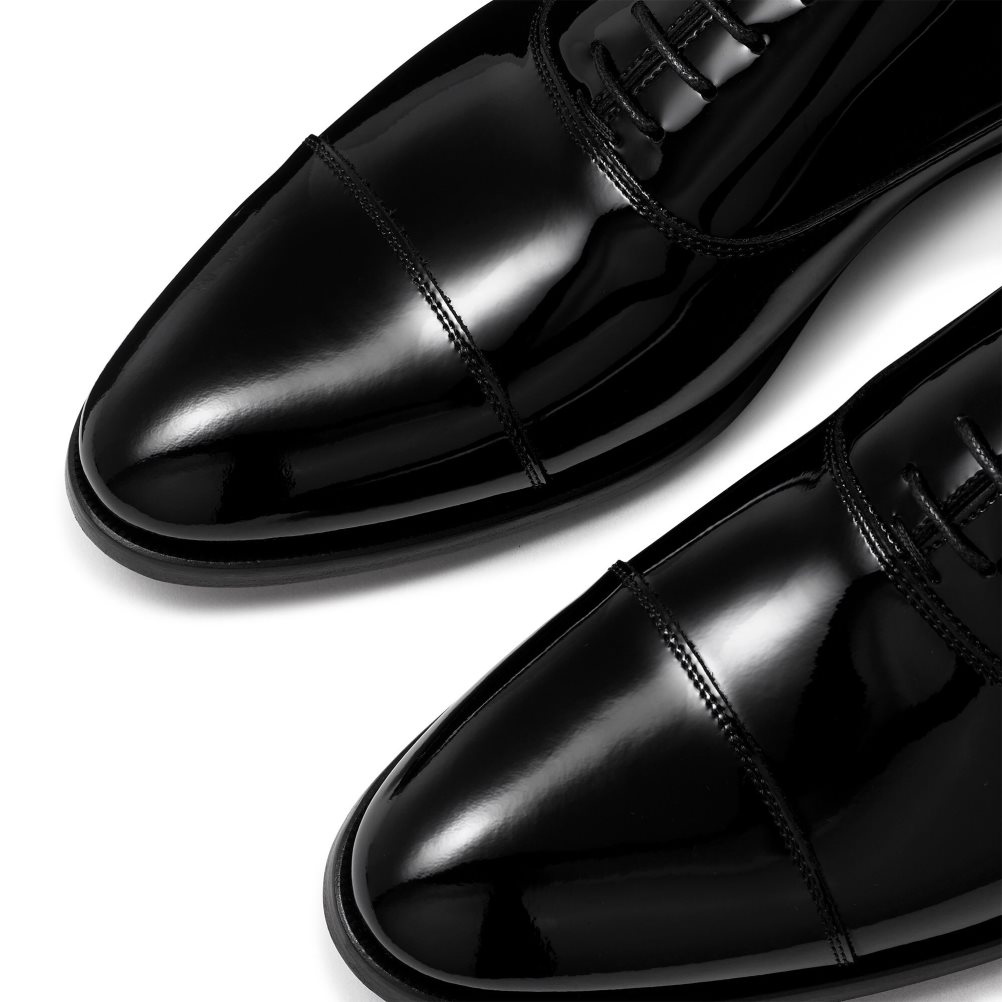 Russell & Bromley Cumulus Tå-cap Oxford Formella Skor Herr Svarta | PKIWH-4019