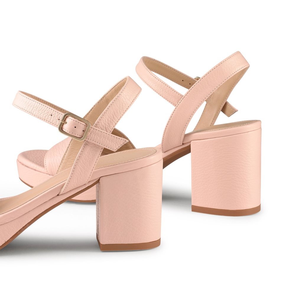 Russell & Bromley Discoqueen Platform Sandaler Klack Dam Rosa | UZPSV-0463