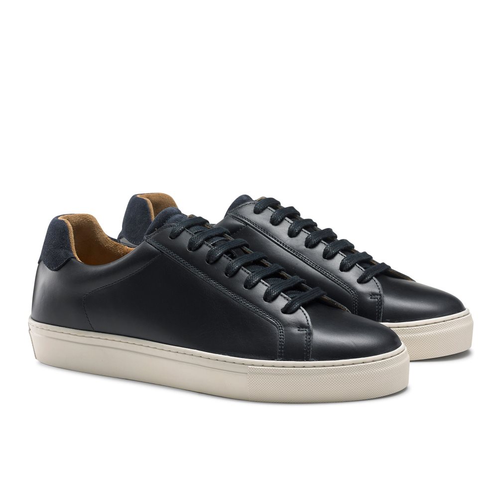 Russell & Bromley Downfield Derby Spets Up Sneakers Herr Marinblå | RGXMD-3410