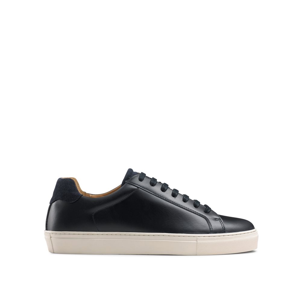 Russell & Bromley Downfield Derby Spets Up Sneakers Herr Marinblå | RGXMD-3410