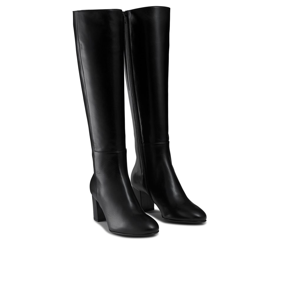Russell & Bromley Dressage Knähöga Stövlar Dam Svarta | NVRZP-7380