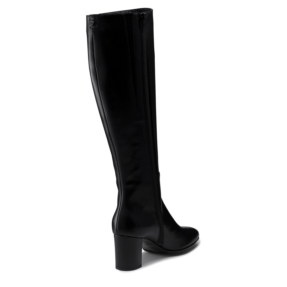 Russell & Bromley Dressage Knähöga Stövlar Dam Svarta | NVRZP-7380
