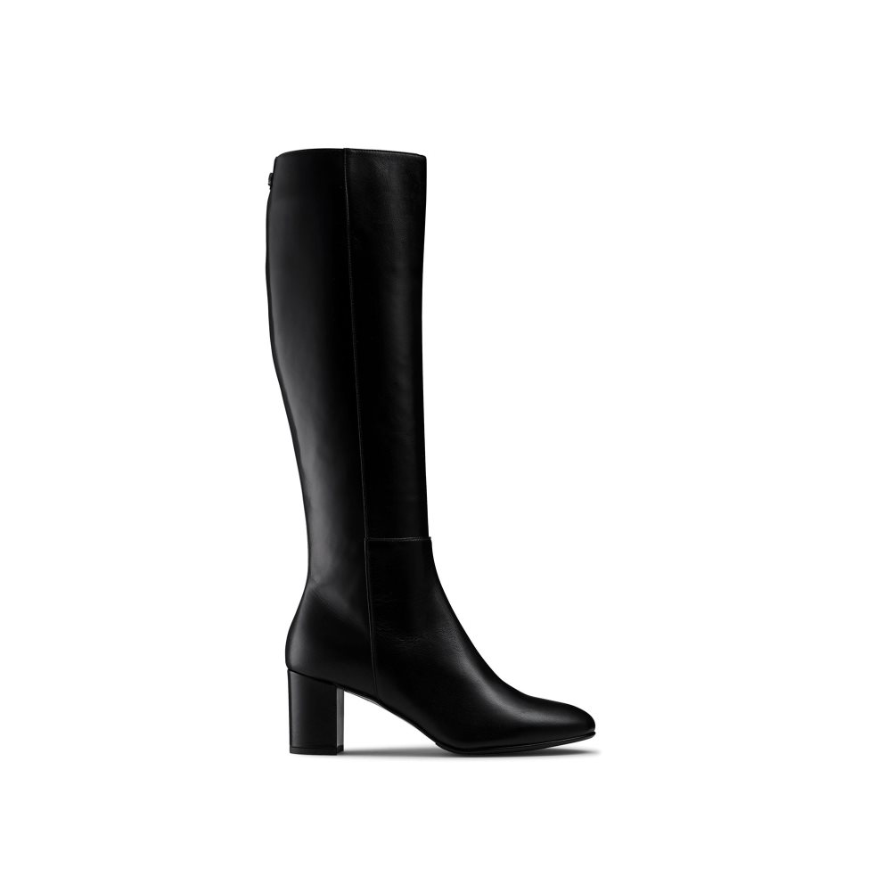 Russell & Bromley Dressage Knähöga Stövlar Dam Svarta | NVRZP-7380
