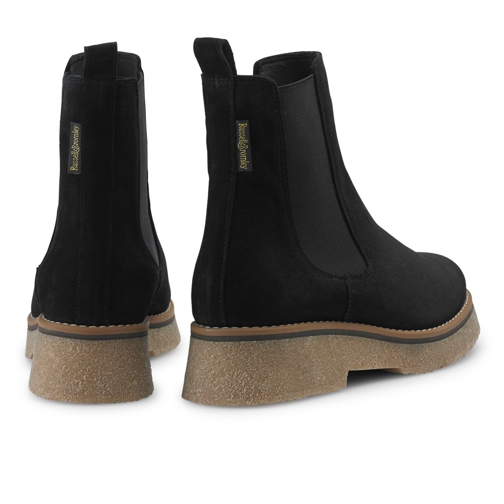 Russell & Bromley Eden Crepe Chelsea Stövlar Dam Svarta | CPNBI-6874