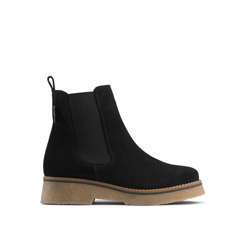 Russell & Bromley Eden Crepe Chelsea Stövlar Dam Svarta | CPNBI-6874
