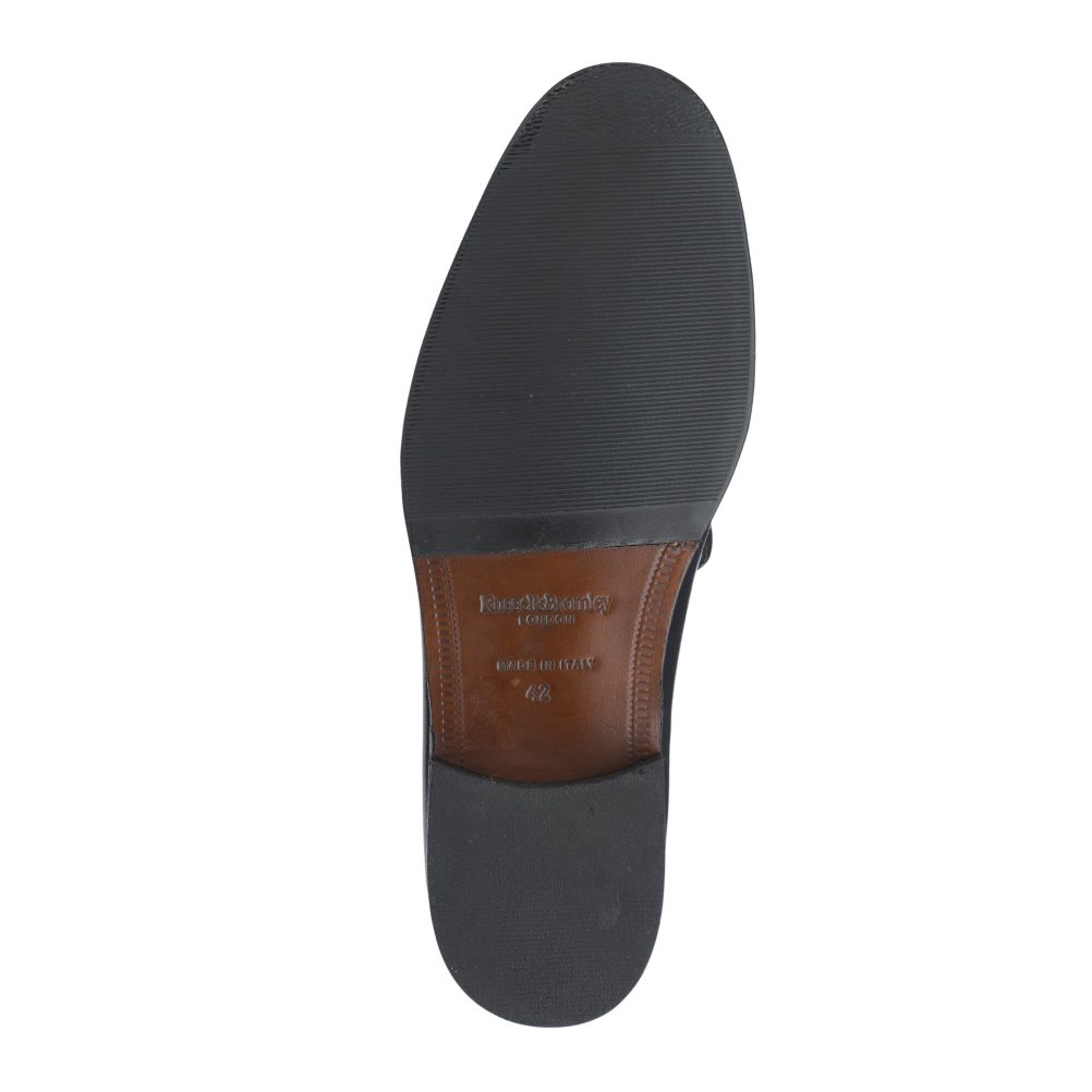 Russell & Bromley Elba Plain Vamp Formella Skor Herr Svarta | KFEVR-9756