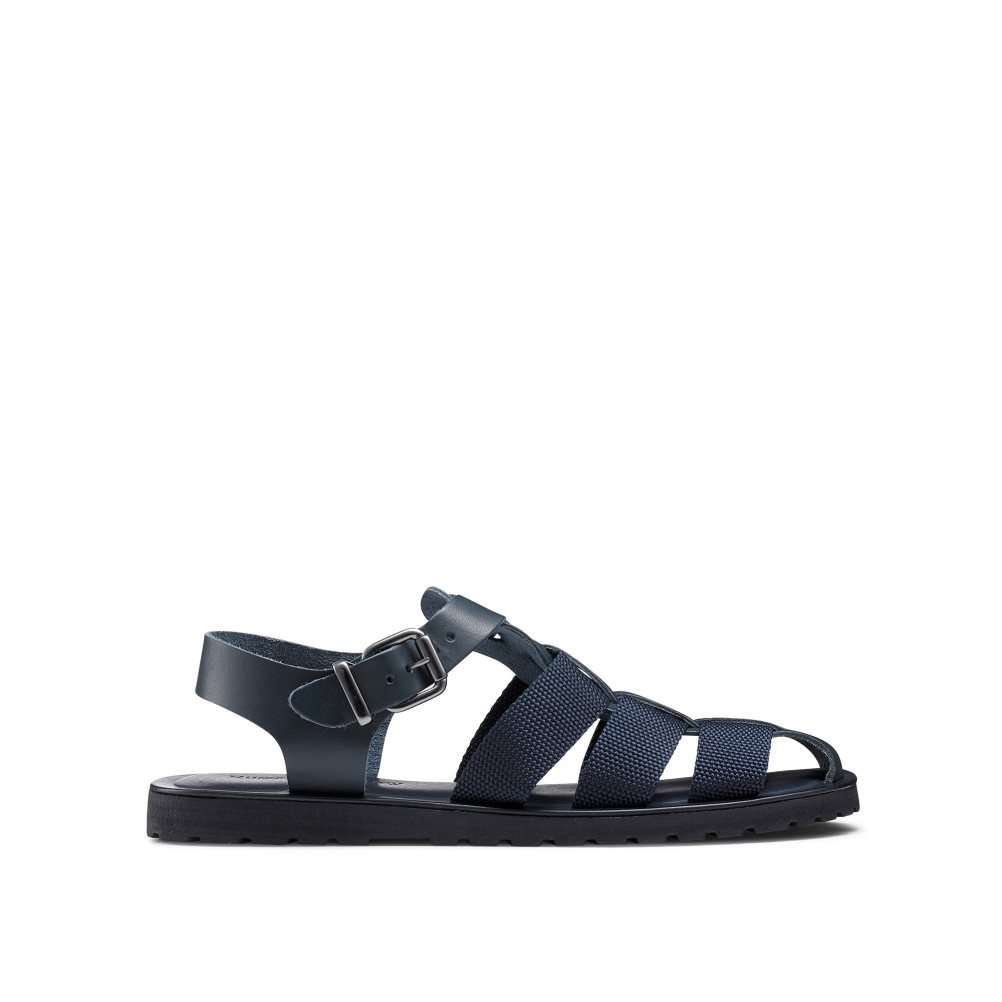 Russell & Bromley Fab Fisher Casual Skor Herr Marinblå | VADEK-9176