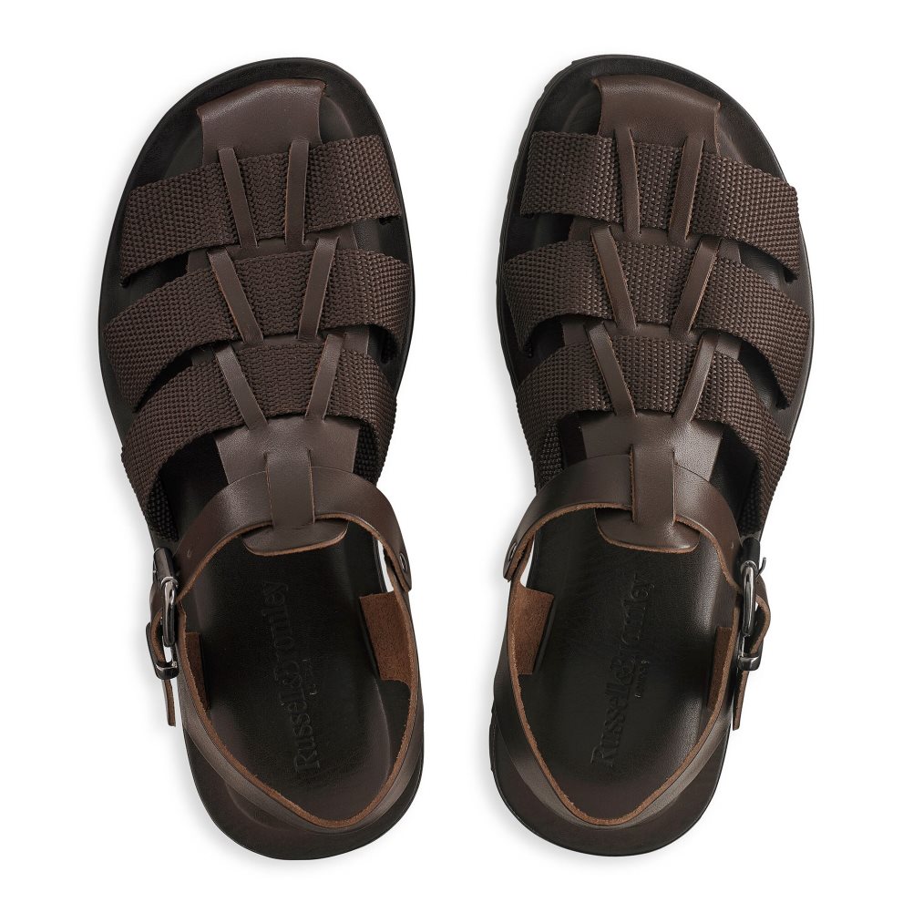 Russell & Bromley Fab Fisher Casual Skor Herr Choklad | VONLB-3751