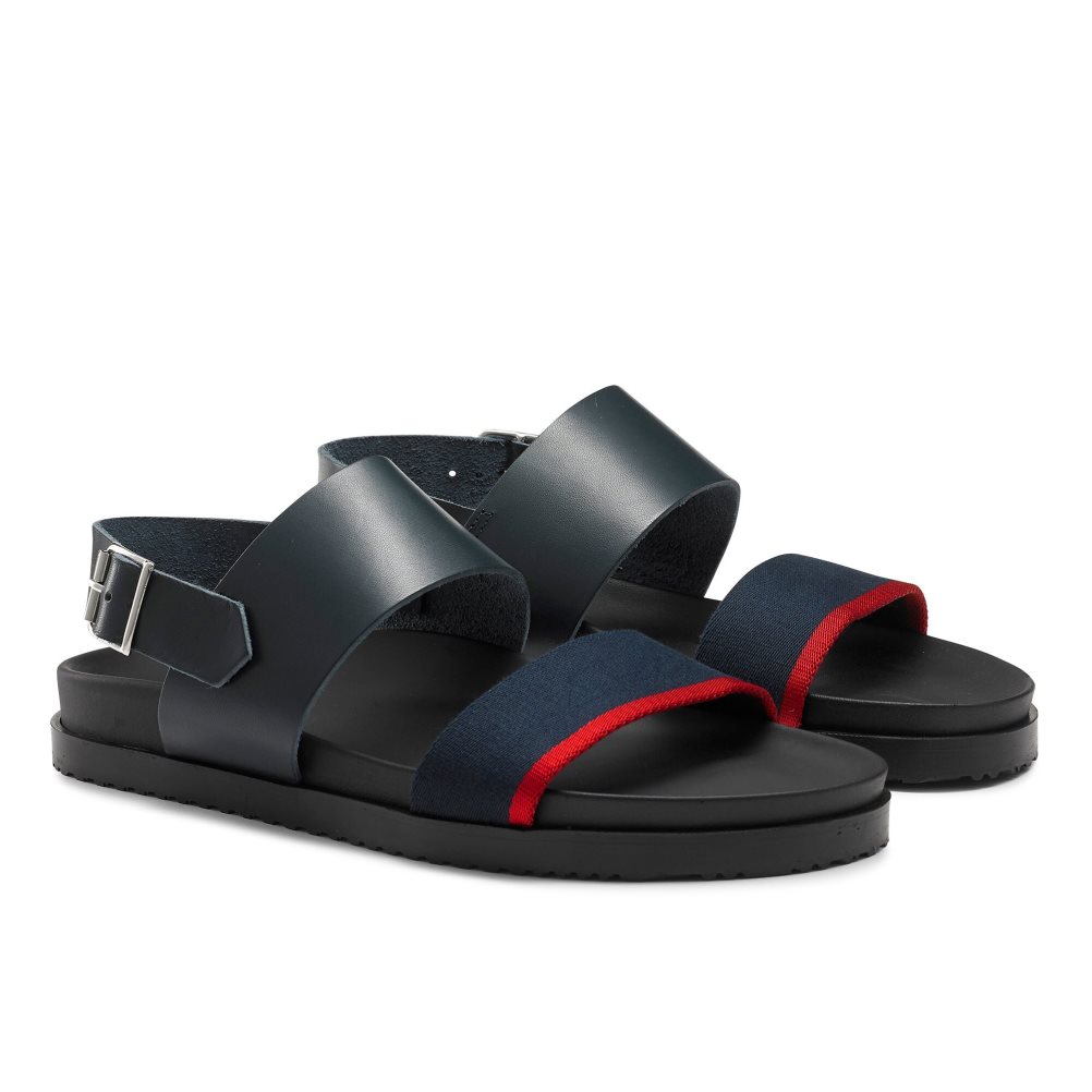 Russell & Bromley Fab Track Back-Sandaler Med Rem Herr Marinblå | JYROU-8160