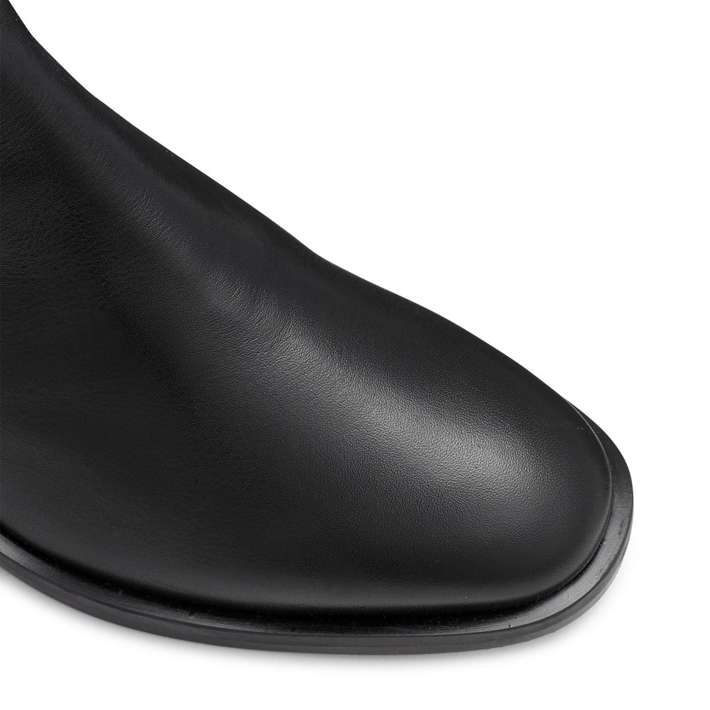 Russell & Bromley Gallop Heel Clip Chelsea Stövlar Dam Svarta | PIWOL-8927