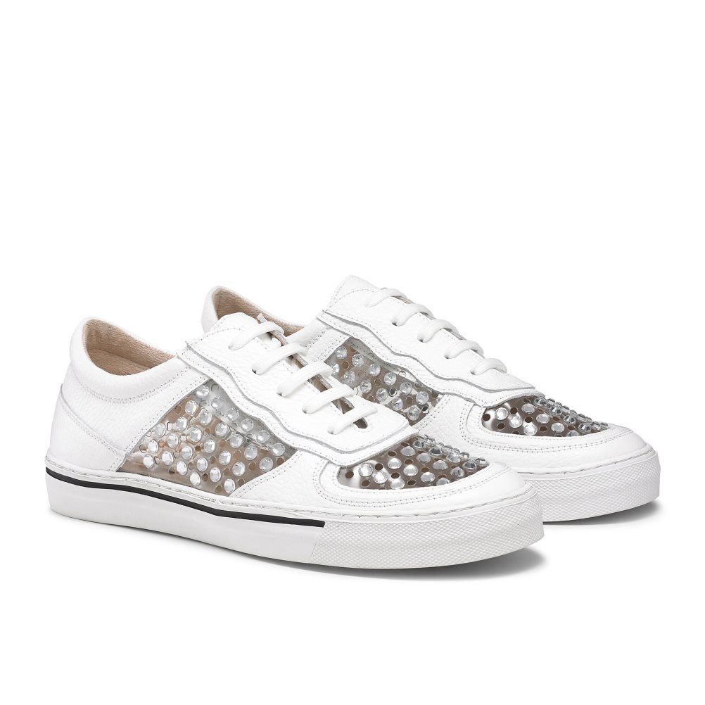 Russell & Bromley Glossy Perspex Sneakers Dam Vita | GRVCY-2485